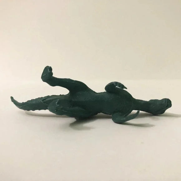 Vintage Marx Iguanodon Dinosaur Dark Green  Figure - Picture 8 of 16